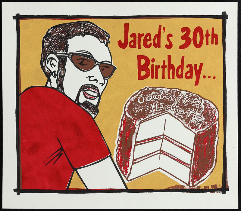 Leia Bell Jareds 30th Birthday Poster