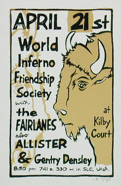 Leia Bell World Inferno Friendship Society Poster