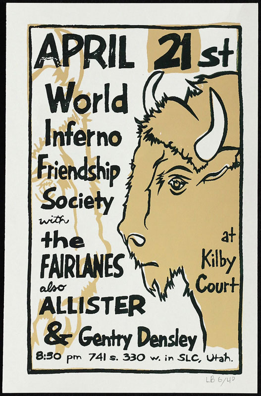 Leia Bell World Inferno Friendship Society Poster