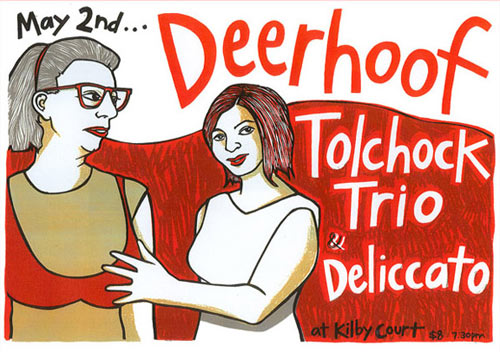 Leia Bell Deerhoof Poster