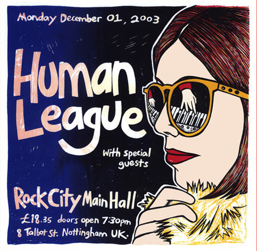 Leia Bell Human League Poster