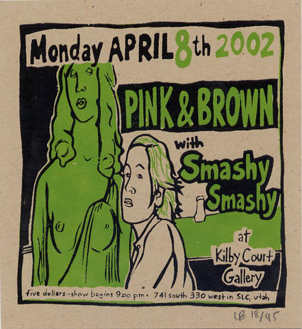 Leia Bell Pink & Brown Poster