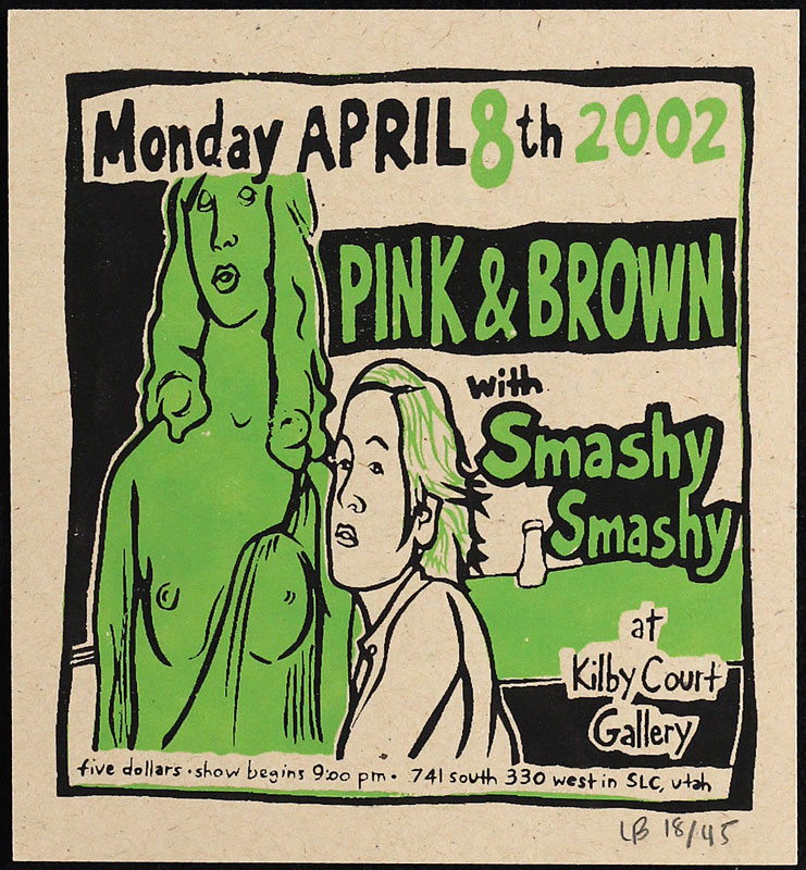 Leia Bell Pink & Brown Poster