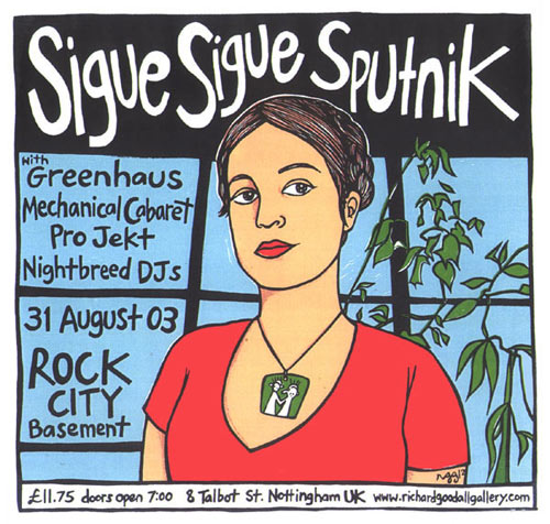 Leia Bell Sigue Sigue Sputnik Poster