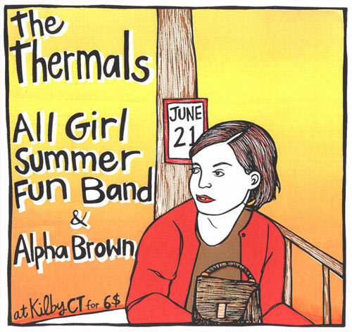 Leia Bell The Thermals Poster