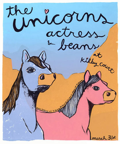 Leia Bell The Unicorns Poster