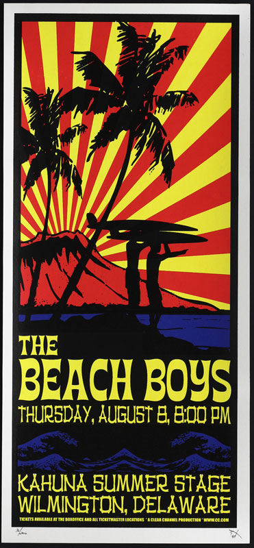 Scott Benge (FGX) Beach Boys Poster