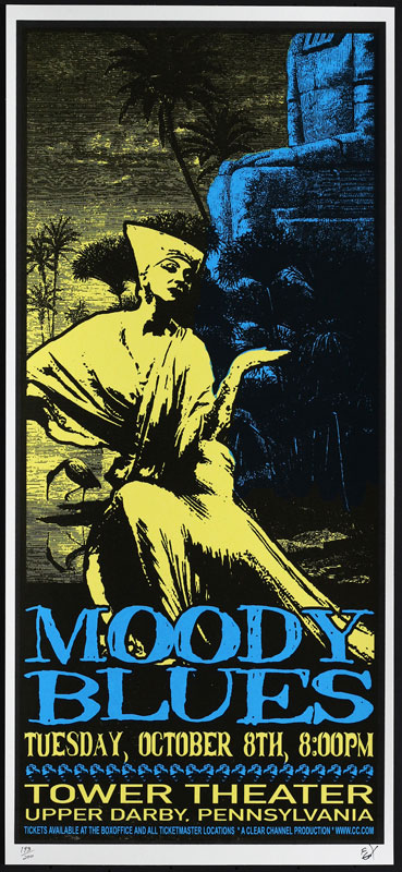 Scott Benge (FGX) Moody Blues Handbill