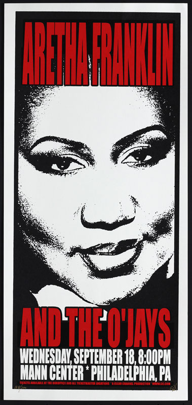 Scott Benge (FGX) Aretha Franklin Poster