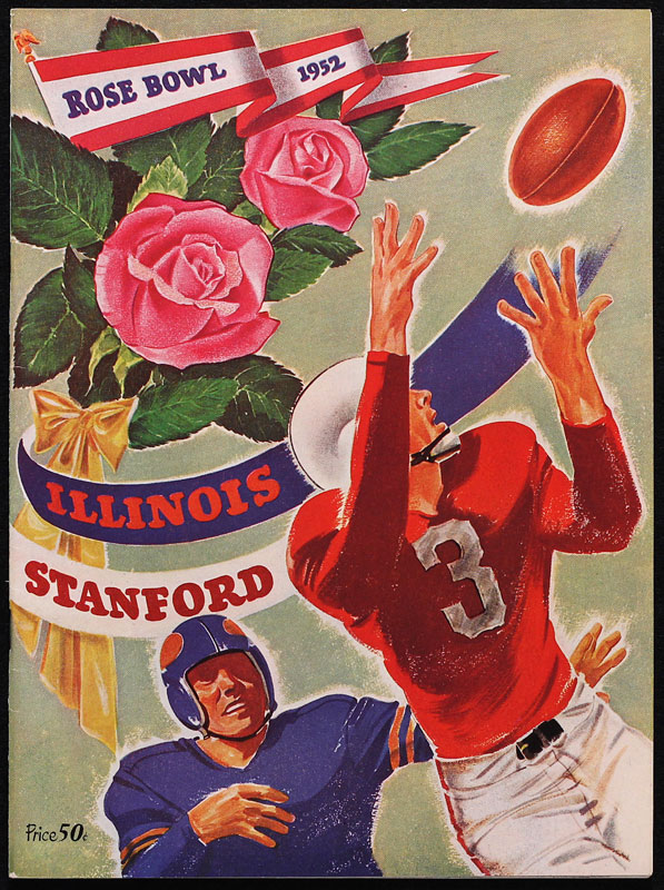 Rose Bowl 1952 Illinois vs Stanford College Football Program