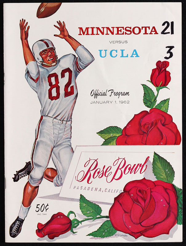 1962 Rose Bowl Minnesota vs UCLA College Football Program