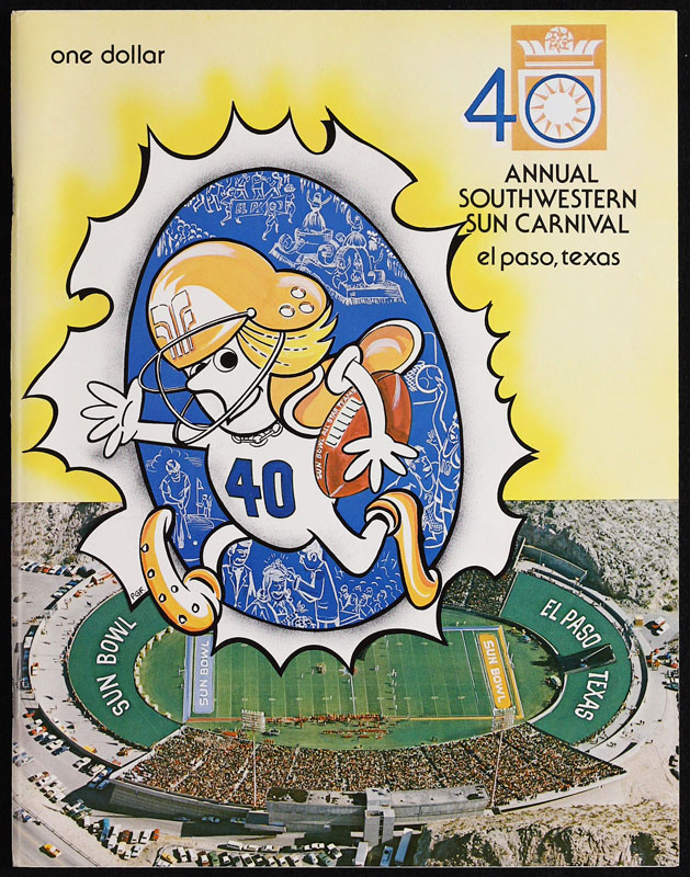 1974-1975 Sun Bowl Mississippi State vs North Carolina College Football Program