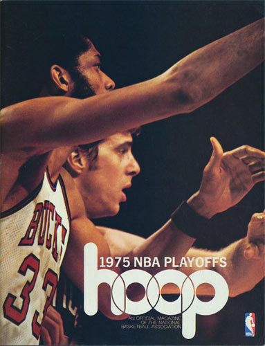 1975 Hoop NBA Playoffs Basketball Program