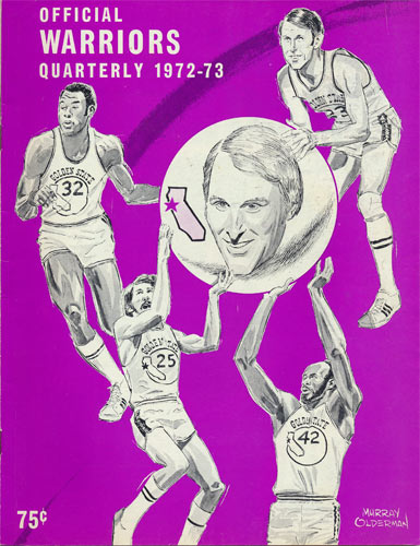 1972 - 1973 Warriors Basketball Program