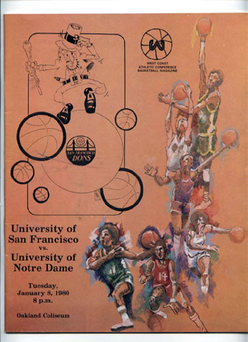 1980 USF vs Notre Dame Program