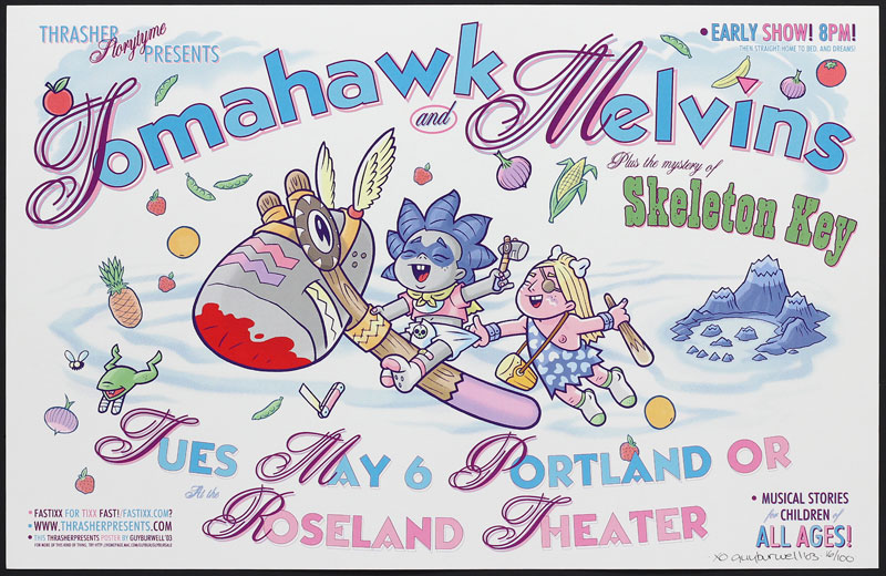 Guy Burwell Melvins Poster