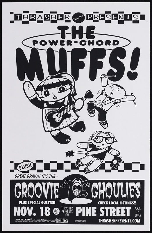 Guy Burwell The Muffs Poster