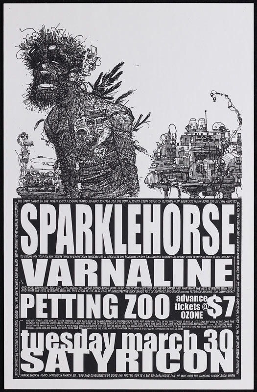 Guy Burwell Sparklehorse Poster