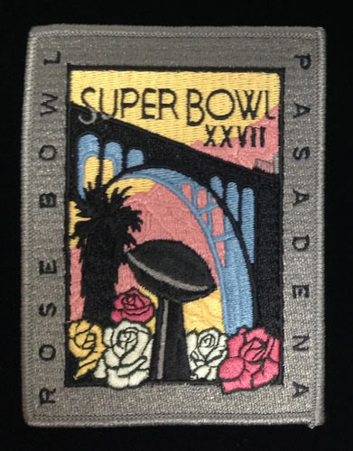 Super Bowl XXVII Football Patch