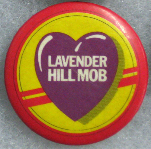 Lavender Hill Mob Button Pin