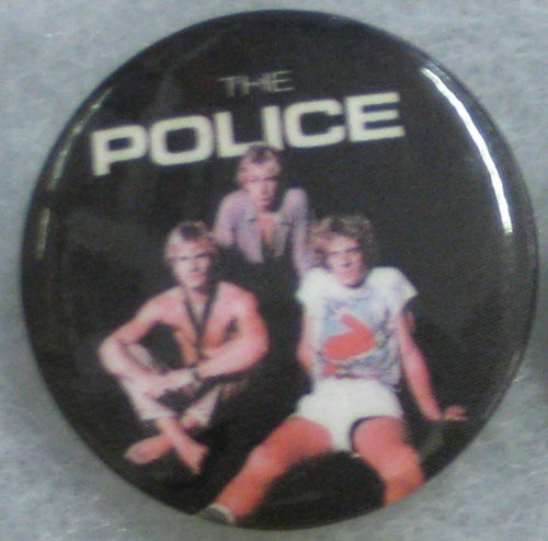 The Police Button Pin