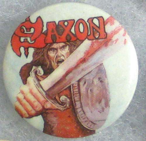 Saxon - s/t Album Button Pin