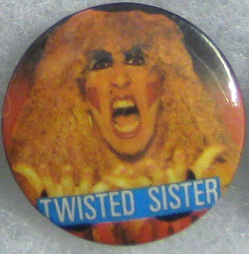 Twisted Sister - Dee Snider Under the Blade Button Pin