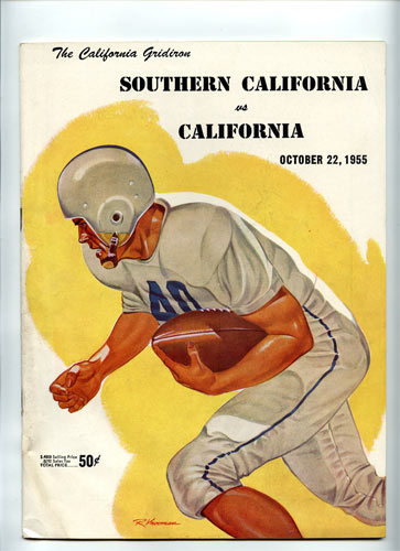 1955 Cal vs USC College Football Program