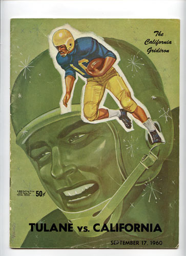 1960 Cal vs Tulane College Football Program