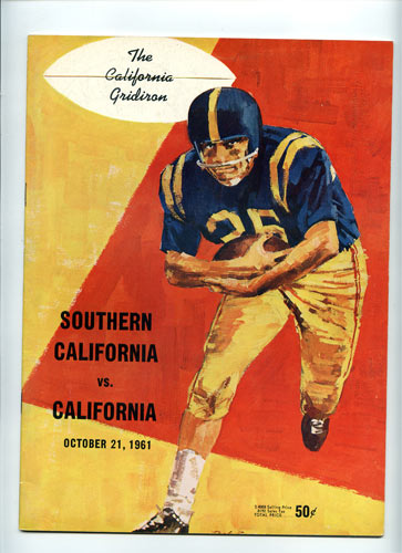 1961 Cal vs USC College Football Program