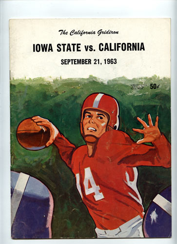 1963 Cal vs Iowa State College Football Program
