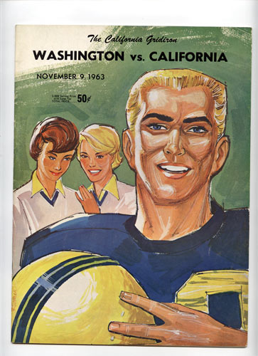 1963 Cal vs Washington College Football Program