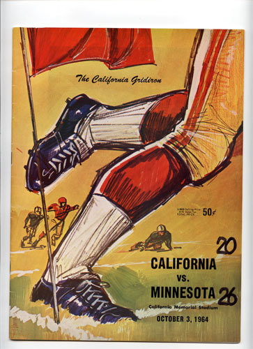 1964 Cal vs Minnesota College Football Program