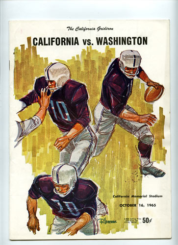 1965 Cal vs Washington College Football Program