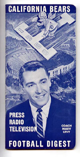 1960 Cal Bears Football Digest Football Media Guide