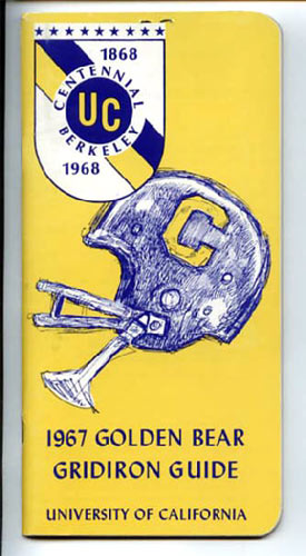 1967 Cal Bears Football Media Guide