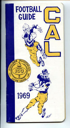 1969 Cal Bears Football Media Guide