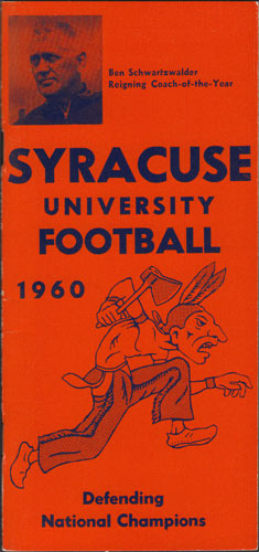 1960 Syracuse Orange Football Media Guide