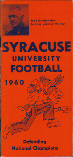 1960 Syracuse Orange Football Media Guide