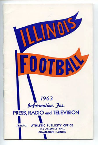 1963 University of Illinois Football Media Guide