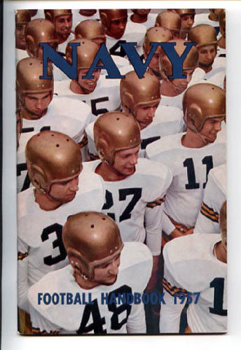 1957 Navy Football Media Guide