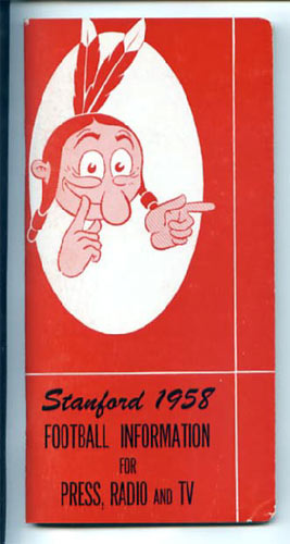 1958 Stanford University Football Media Guide