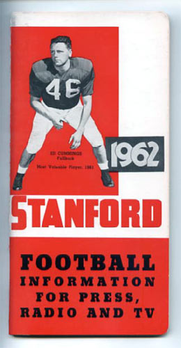 1962 Stanford University Football Media Guide