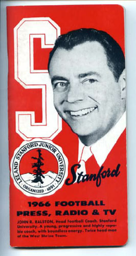 1966 Stanford University Football Media Guide