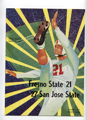 1953 Fresno State vs San Jose State College Football Program