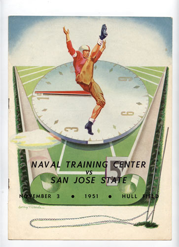 1951 Naval Training vs San Jose State College Football Program