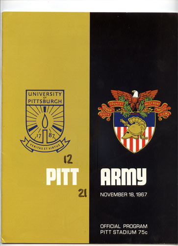 1967 Pittsburgh vs Army College Football Program