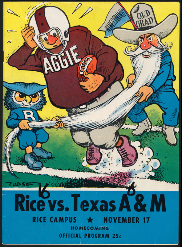 1951 Rice vs Texas A&M College Football Program