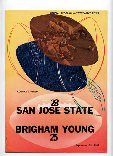 1953 San Jose State vs BYU College Football Program