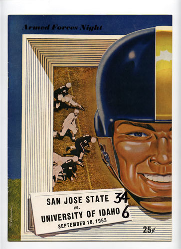 1953 San Jose State vs Santa Clara College Football Program